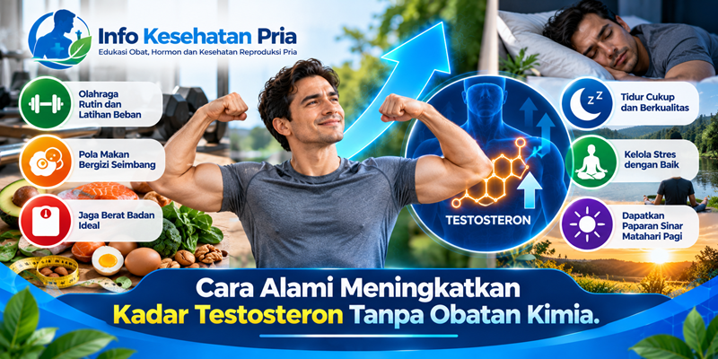 Cara Alami Meningkatkan Kadar Testosteron Tanpa Obatan Kimia