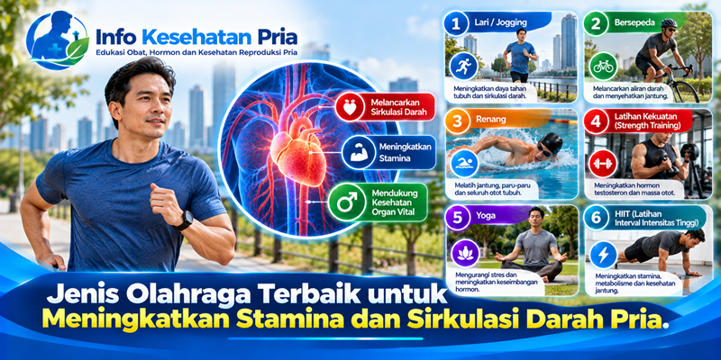 Jenis Olahraga Terbaik untuk Meningkatkan Stamina dan Sirkulasi Darah Pria