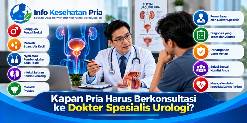 Kapan Pria Harus Berkonsultasi ke Dokter Spesialis Urologi