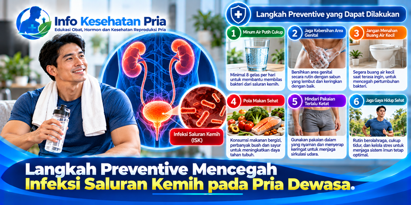 Langkah Preventif Mencegah Infeksi Saluran Kemih pada Pria Dewasa