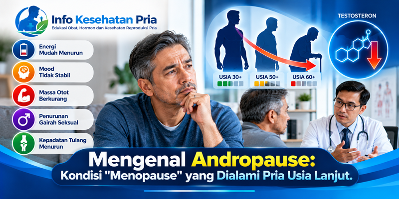 Mengenal Andropause Kondisi Menopause yang Dialami Pria Usia Lanjut