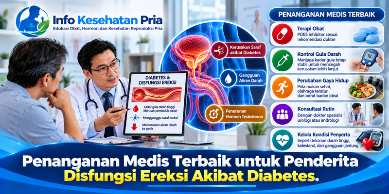 Penanganan Medis Terbaik untuk Penderita Disfungsi Ereksi Akibat Diabetes