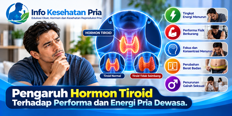 Pengaruh Hormon Tiroid Terhadap Performa dan Energi Pria Dewasa