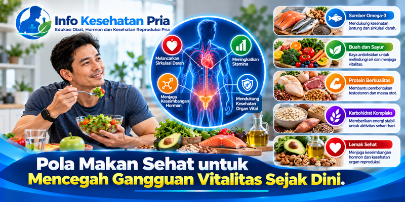 Pola Makan Sehat untuk Mencegah Gangguan Vitalitas Sejak Dini