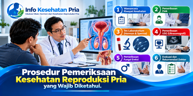 Prosedur Pemeriksaan Kesehatan Reproduksi Pria yang Wajib Diketahui